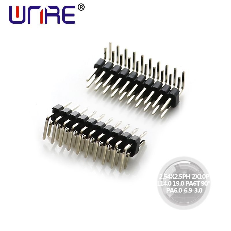 2.54X2.5PH 2X10P L14.0 19.0 PA6T 90�� PA6.0-6.9-3.0